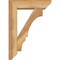 Ekena Millwork Balboa Slat Rough Sawn Bracket w/ Offset Brace, Western Red Cedar, 6"W x 20"D x 28"H BKT0604X20X28BOA06RWR - alternate 2